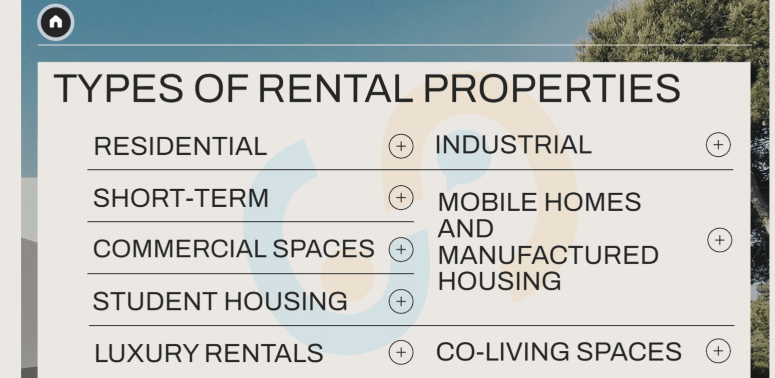 Types of Rental Properties